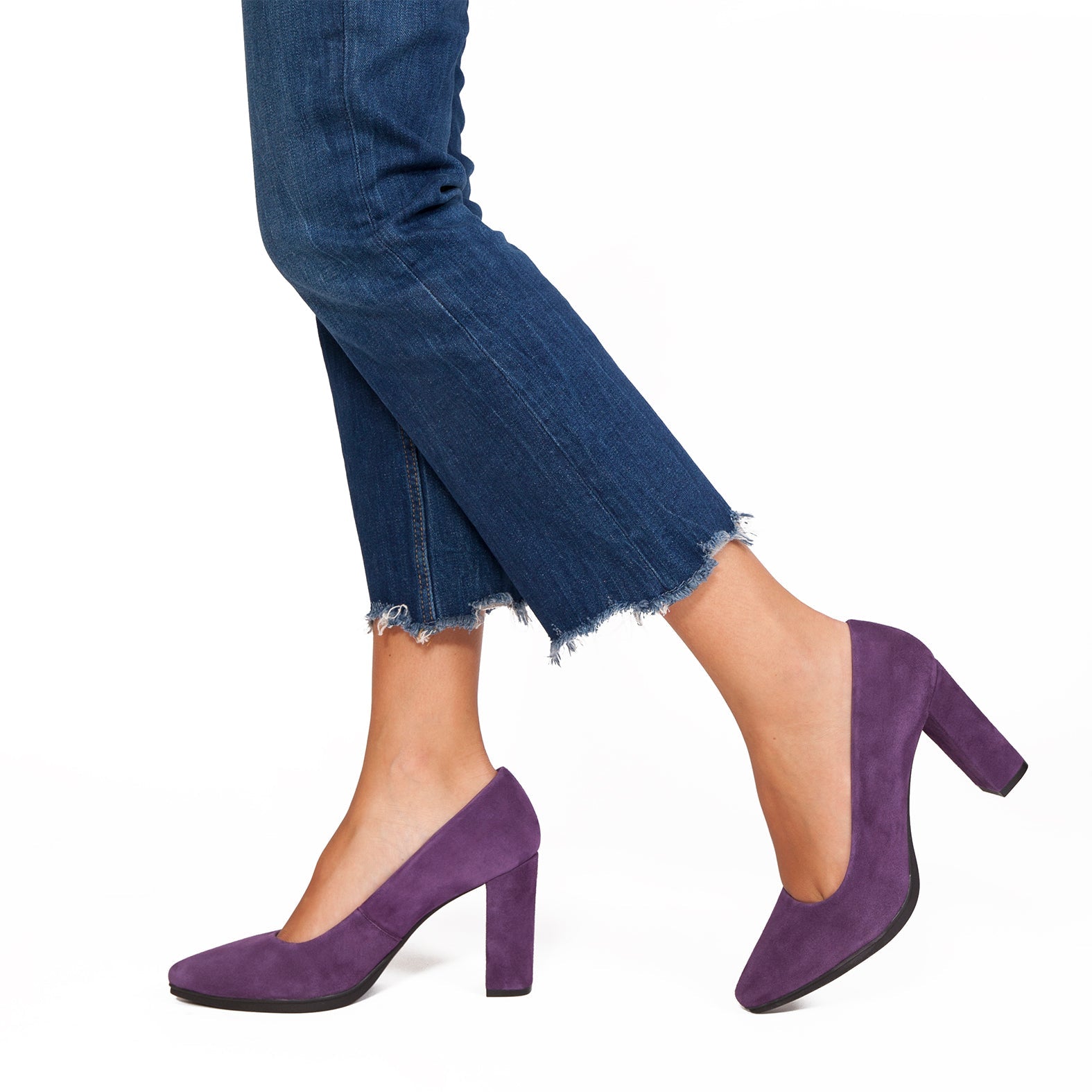 URBAN - Zapatos de tacón alto mujer BERENJENA