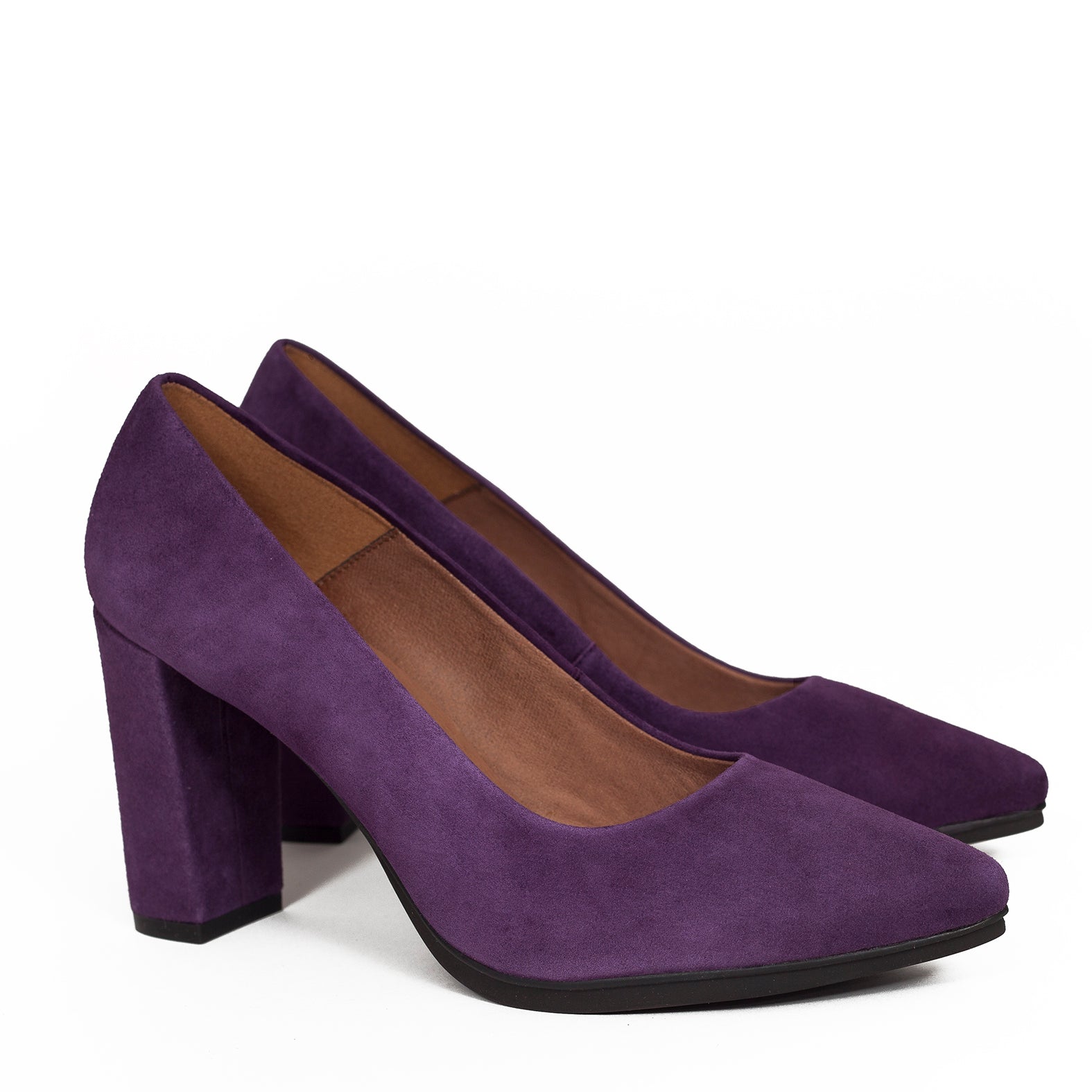 URBAN - Zapatos de tacón alto mujer BERENJENA