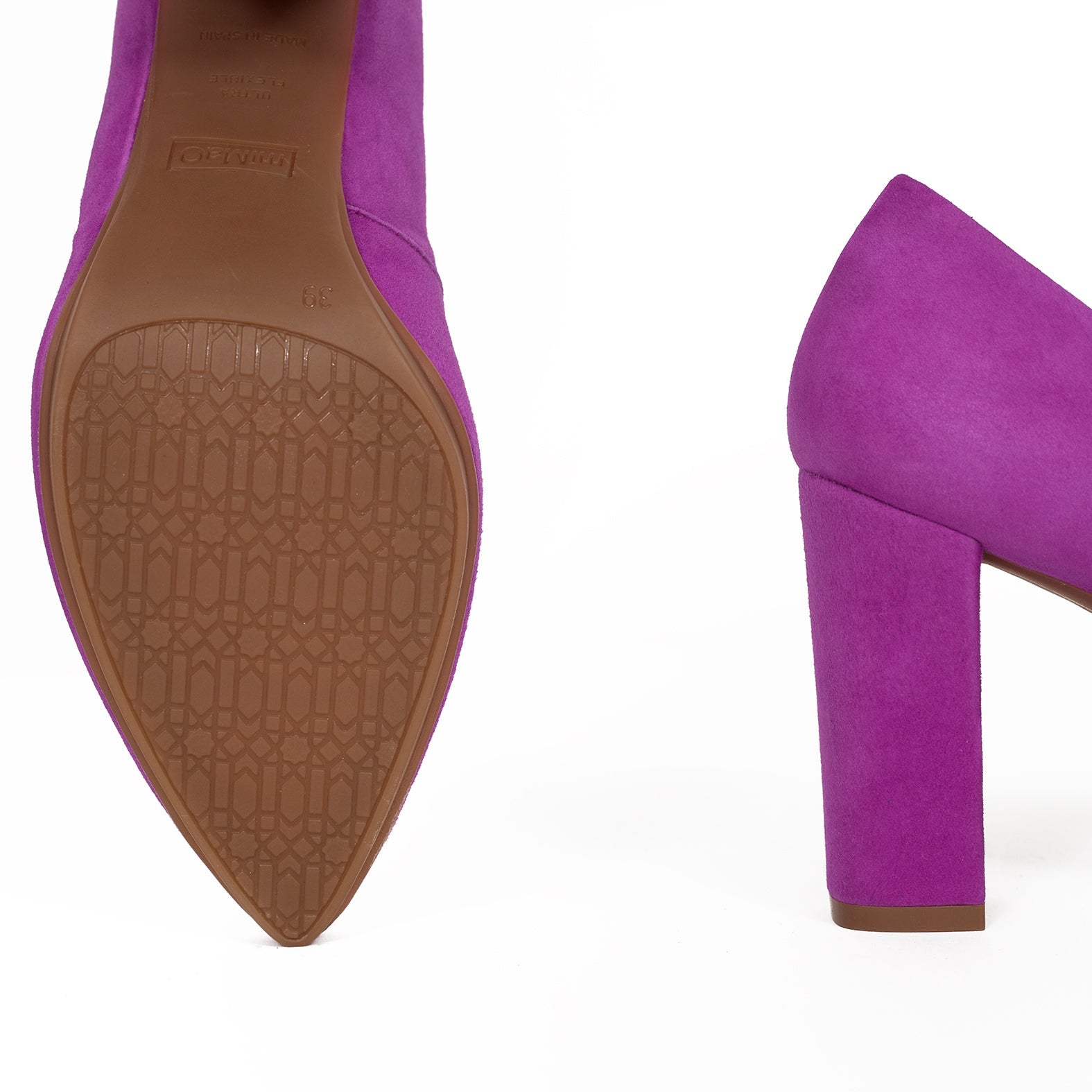 URBAN - Zapatos de tacón alto mujer PÚRPURA